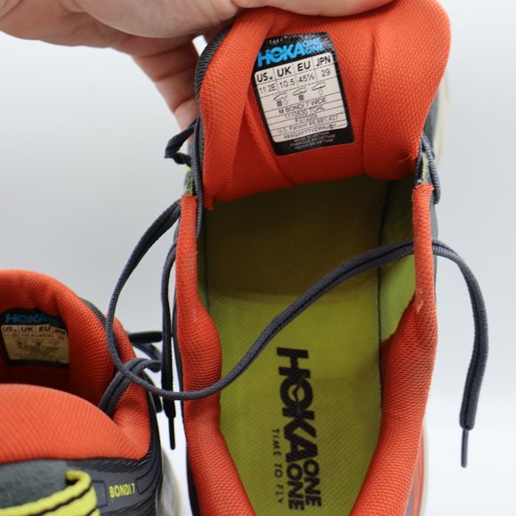 Size 11 - Hoka One One Bondi 7 Gray - Picture 6 of 10